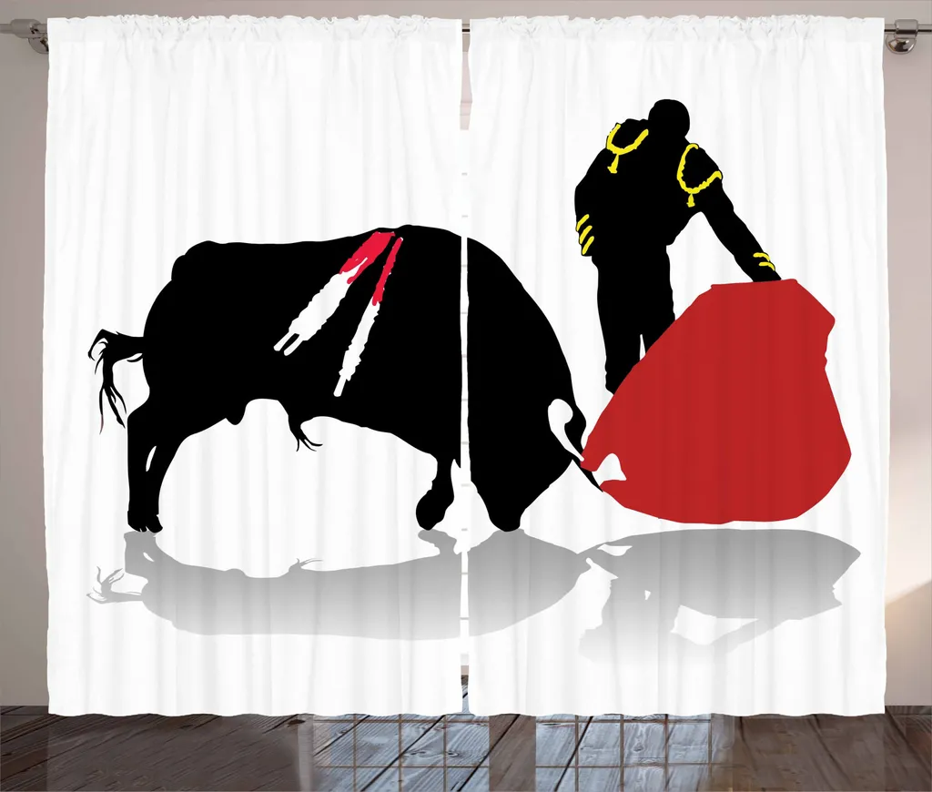 Tenda Spagnola ABAKUHAUS Corrida Matador Nero Giallo 280x245