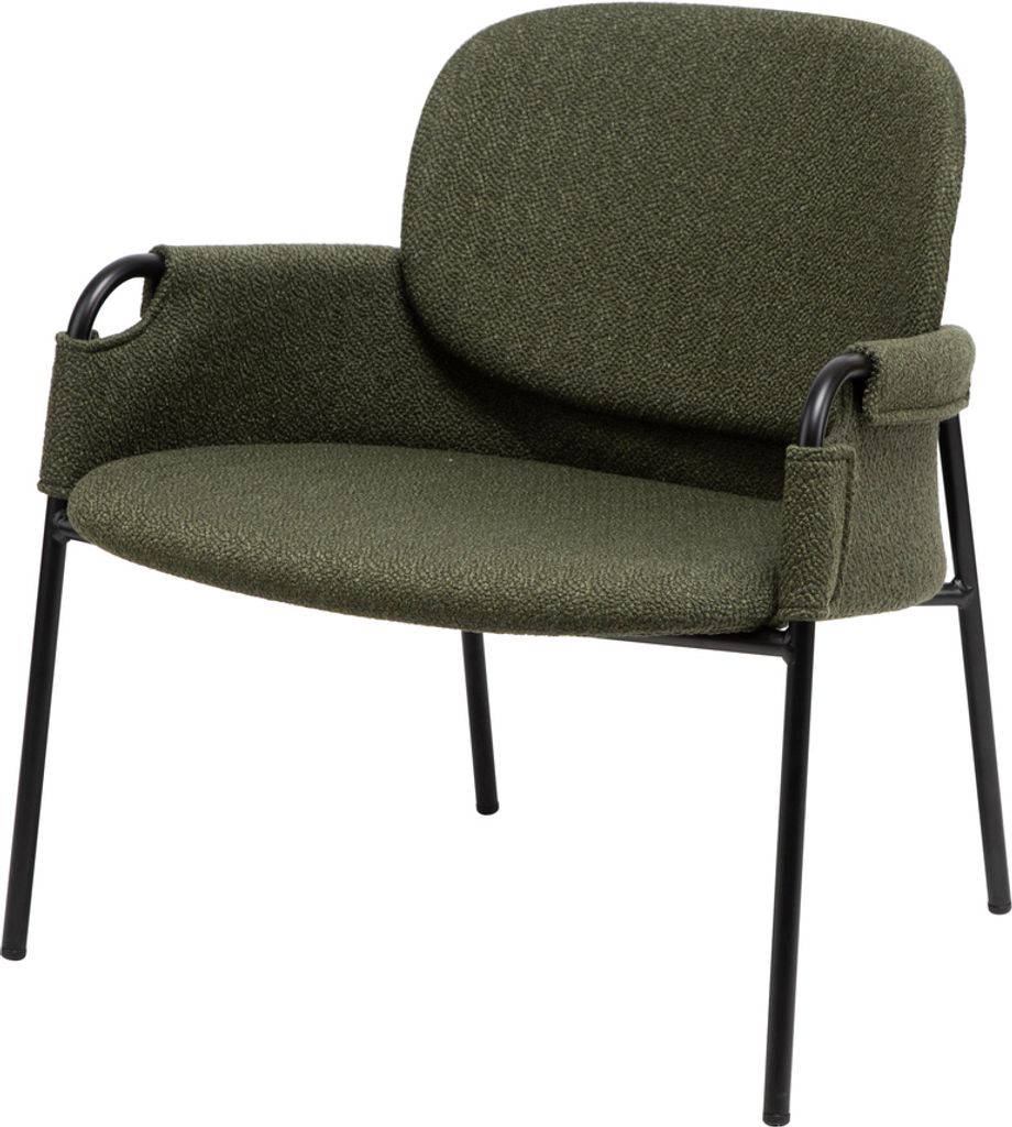 PAPERFLOW Sessel CLOTH grün schwarz Stoff