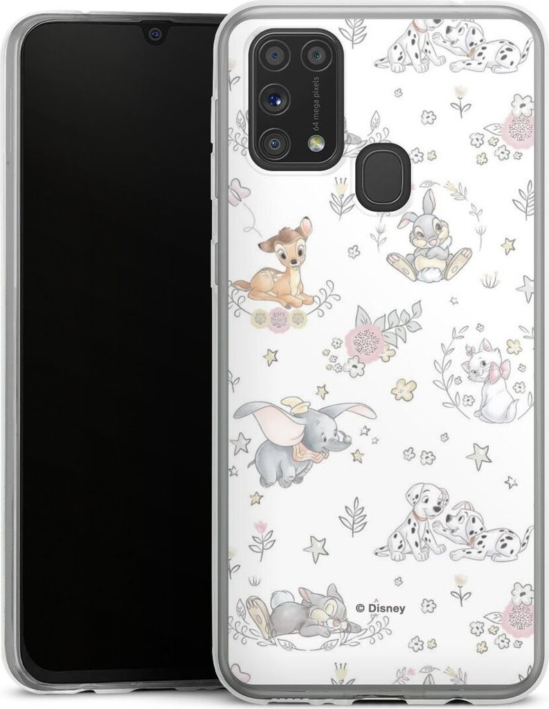 DeinDesign Slim Hülle für Samsung Galaxy M31 Silikon Case Ultra Dünn Handyhülle Bambi Disney Dumbo