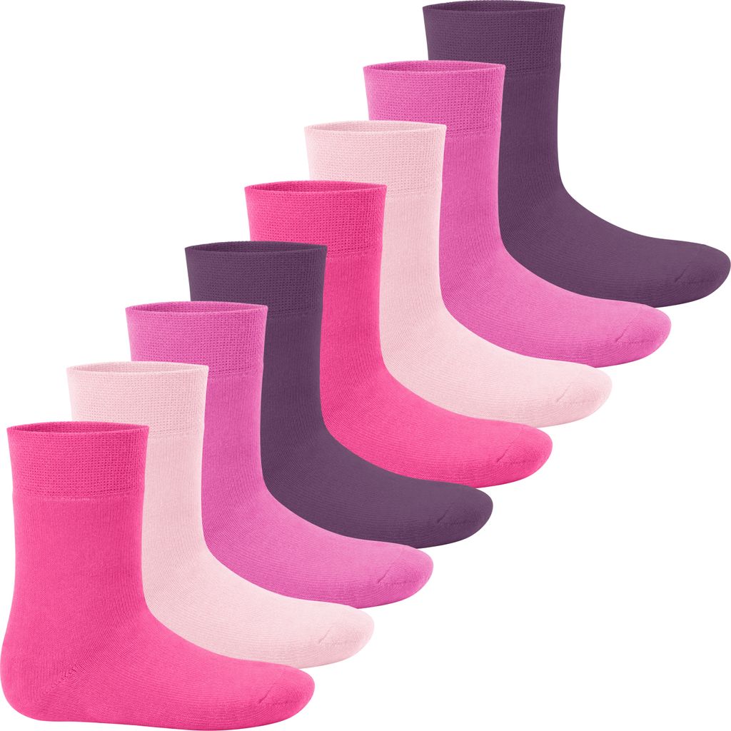 Footstar Kinder Wintersocken (8 Paar) Everyday! - Berrytöne 35-38