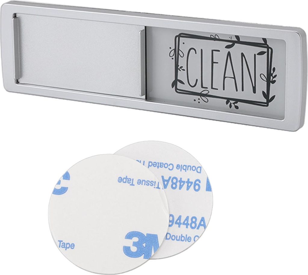 Magnetischer Geschirrspš¹ler-Anzeiger mit doppelseitigem Klebeband, gut lesbar, sauber/schmutzig