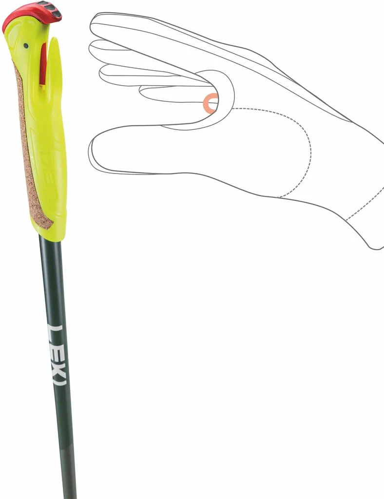 Bâtons de Randonnée LEKI Walker XS Verts Idéaux pour Sorties en Famille - 10