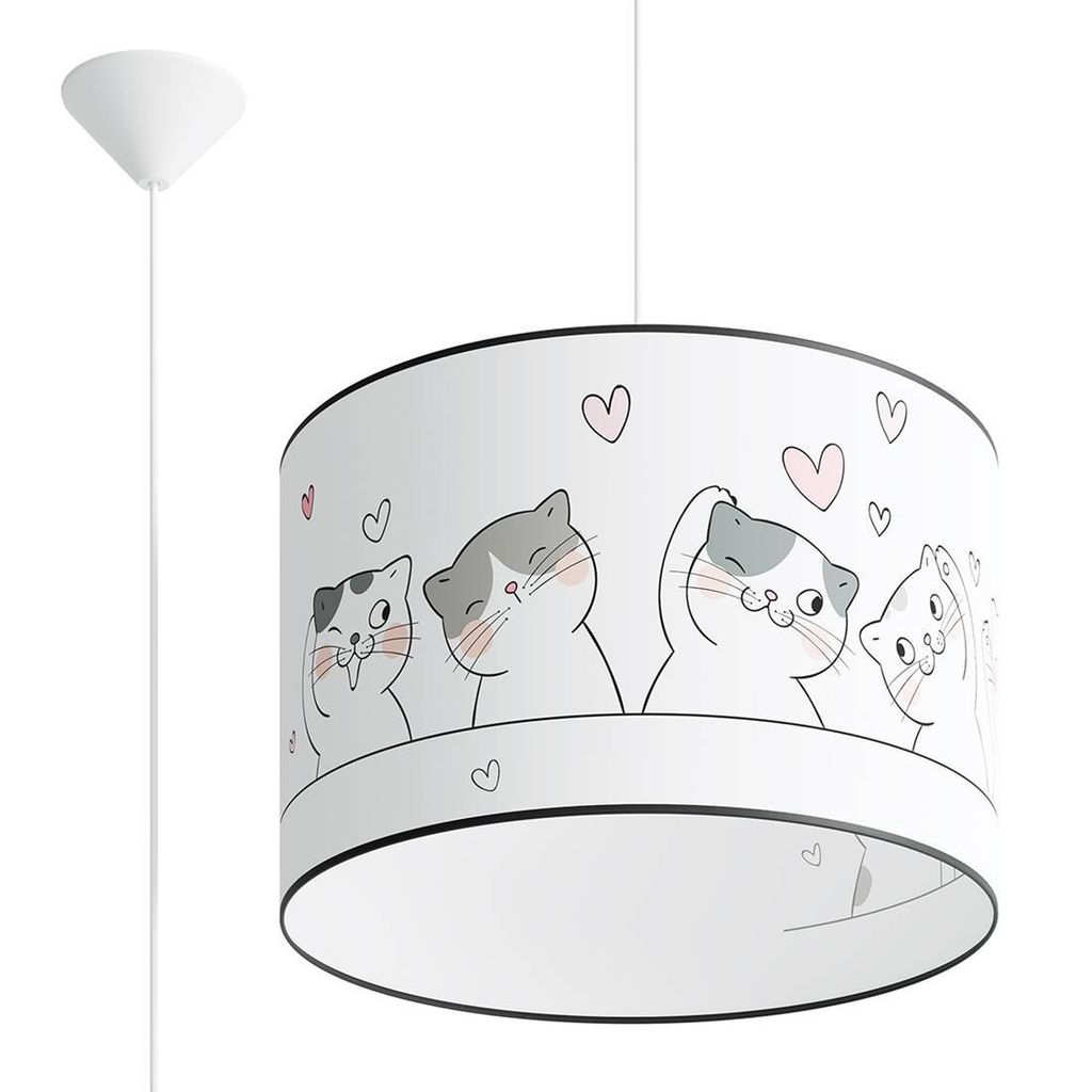 Hängeleuchte CAT 40 1xE27 15W PVC 95x40x40cm Sollux Produktbild 
