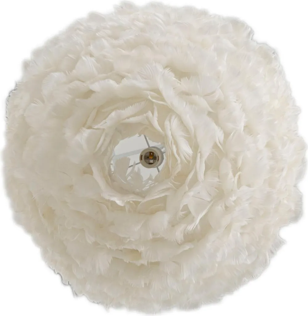 Lampe de plafond Mauro Ferretti E27 Ø 60 x 30 cm blanche design chic - 4