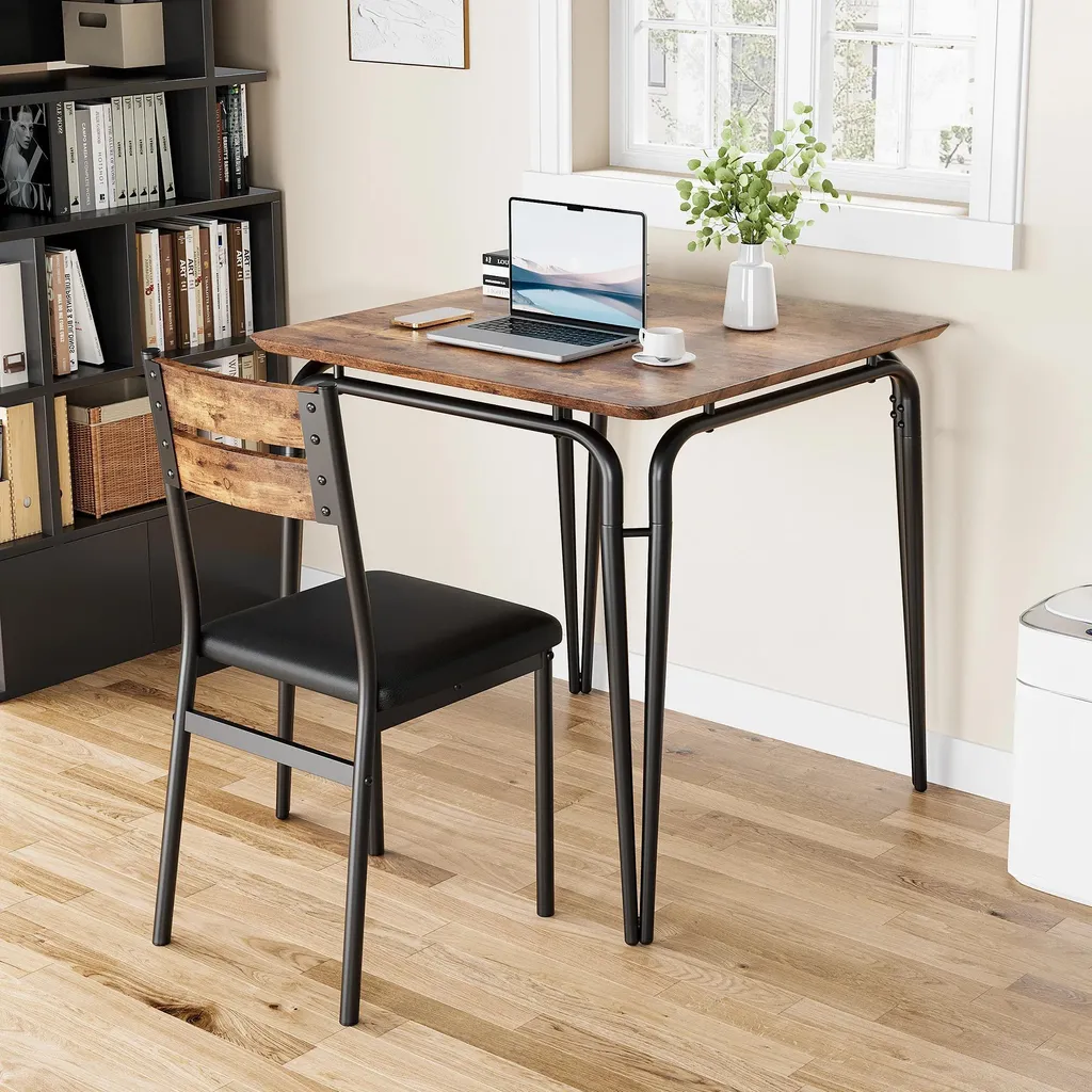 Solution Salle à Manger Compacte - Table + 2 Chaises pour Petit Espace - 8