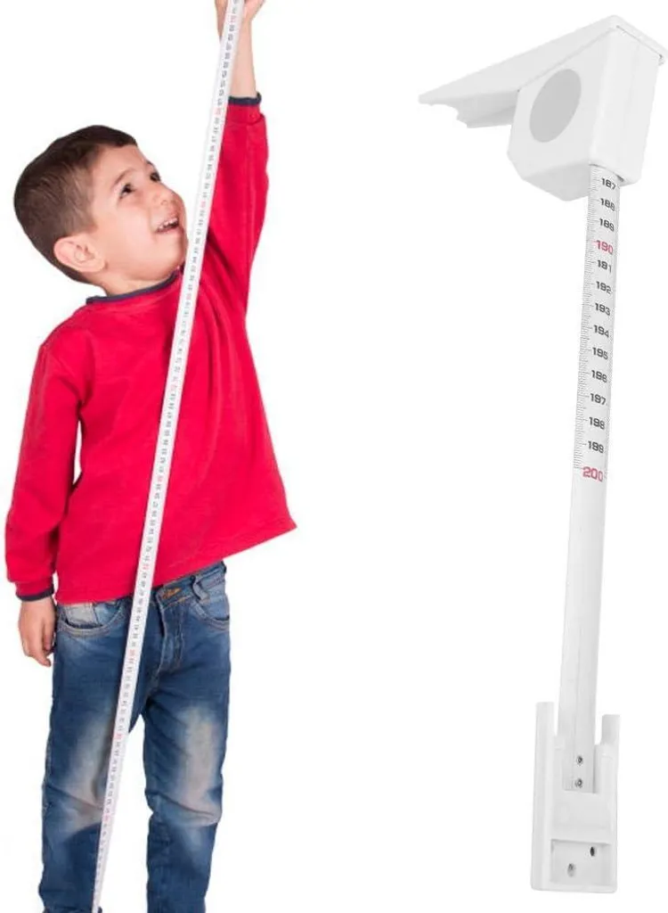 Ruban à mesurer blanc de 2m, outil de mesure réglable et ergonomique