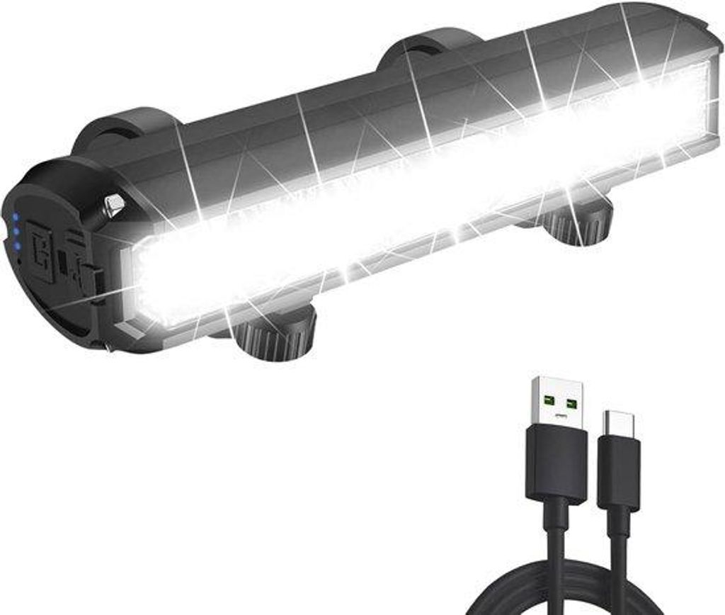 LED cyklistické světlo 1800 lumenů – cyklistické světlo s Obrázek produktu 