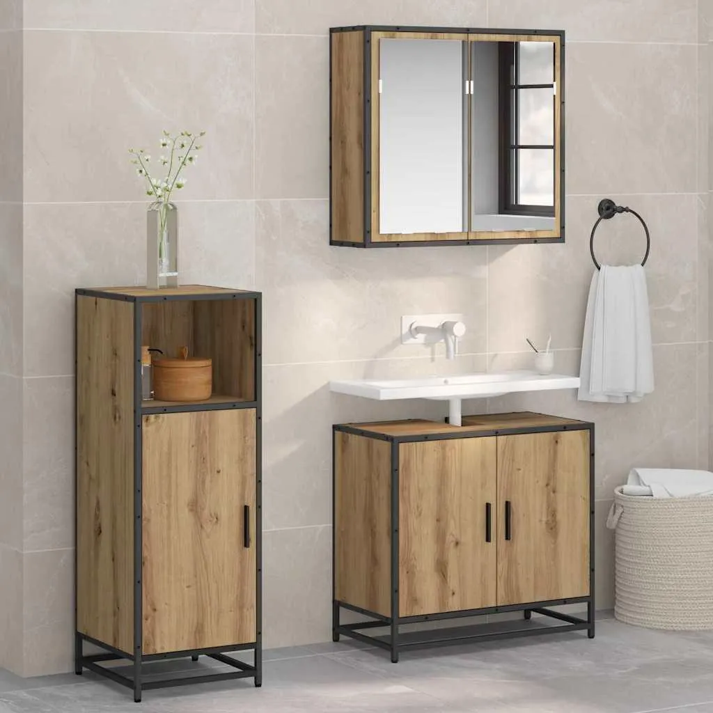 Mobile Bagno 35x100 cm Rovere Artisan Maison Exclusive - Design Salvaspazio