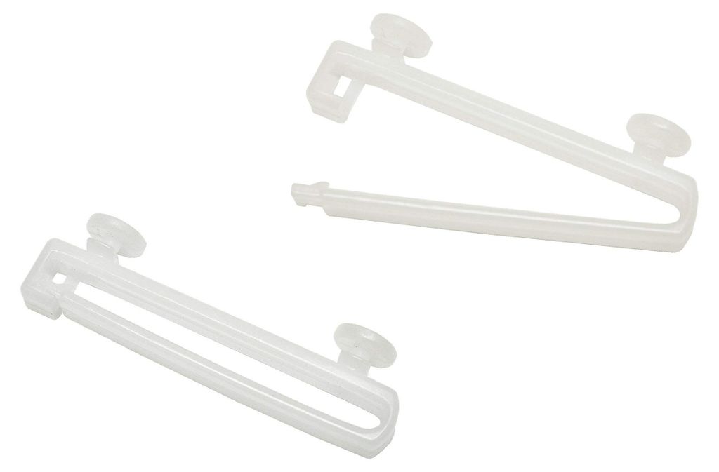 Gardinia Home Decor Loop glider, Weiß, 50 mm Produktbild 