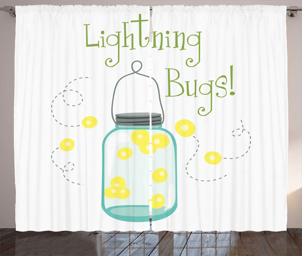 ABAKUHAUS Tenda Firefly Rustica 280x175 cm - Stile Doodle per Camera