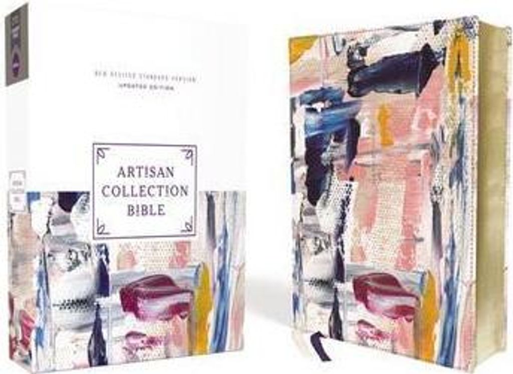 Nrsvue, Artisan Collection Bible, Leathersoft, Multi-Color/Blue, Comfort Print