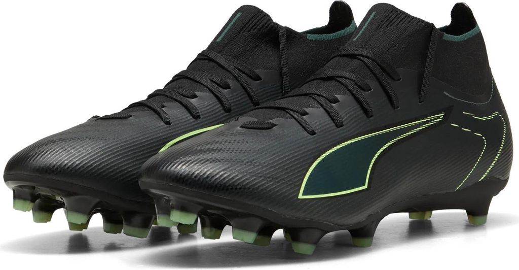 Puma ULTRA 6 MATCH FG/AG PUMA Black-Fizzy Light-Green Terrain 40.5