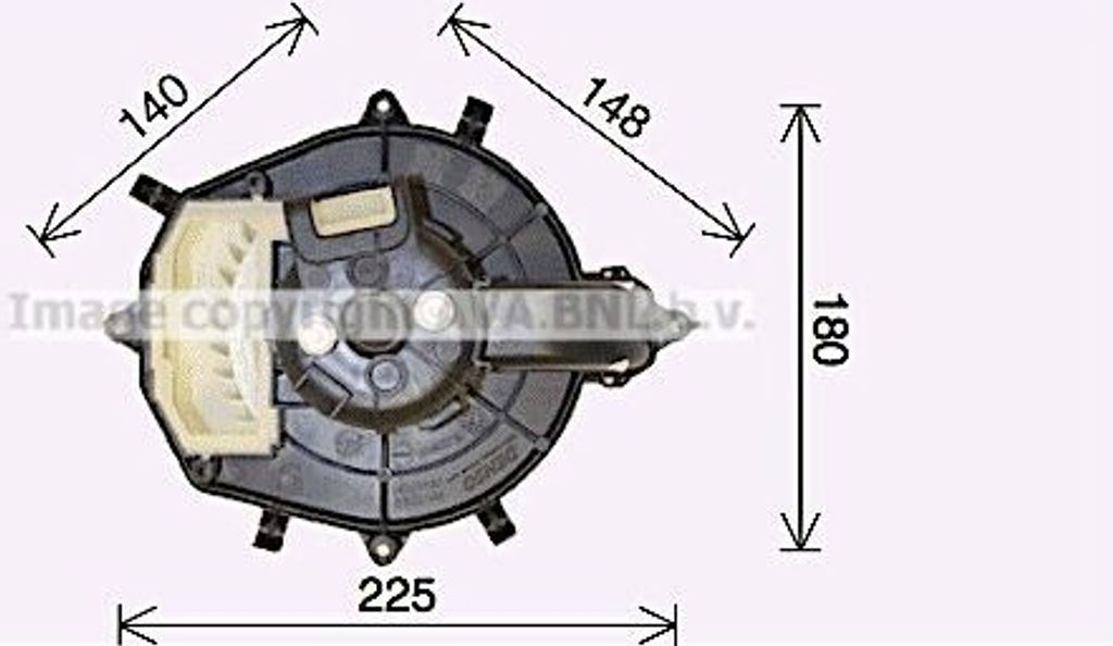Elektromotor, Innenraumgebläse AVA COOLING CN8316