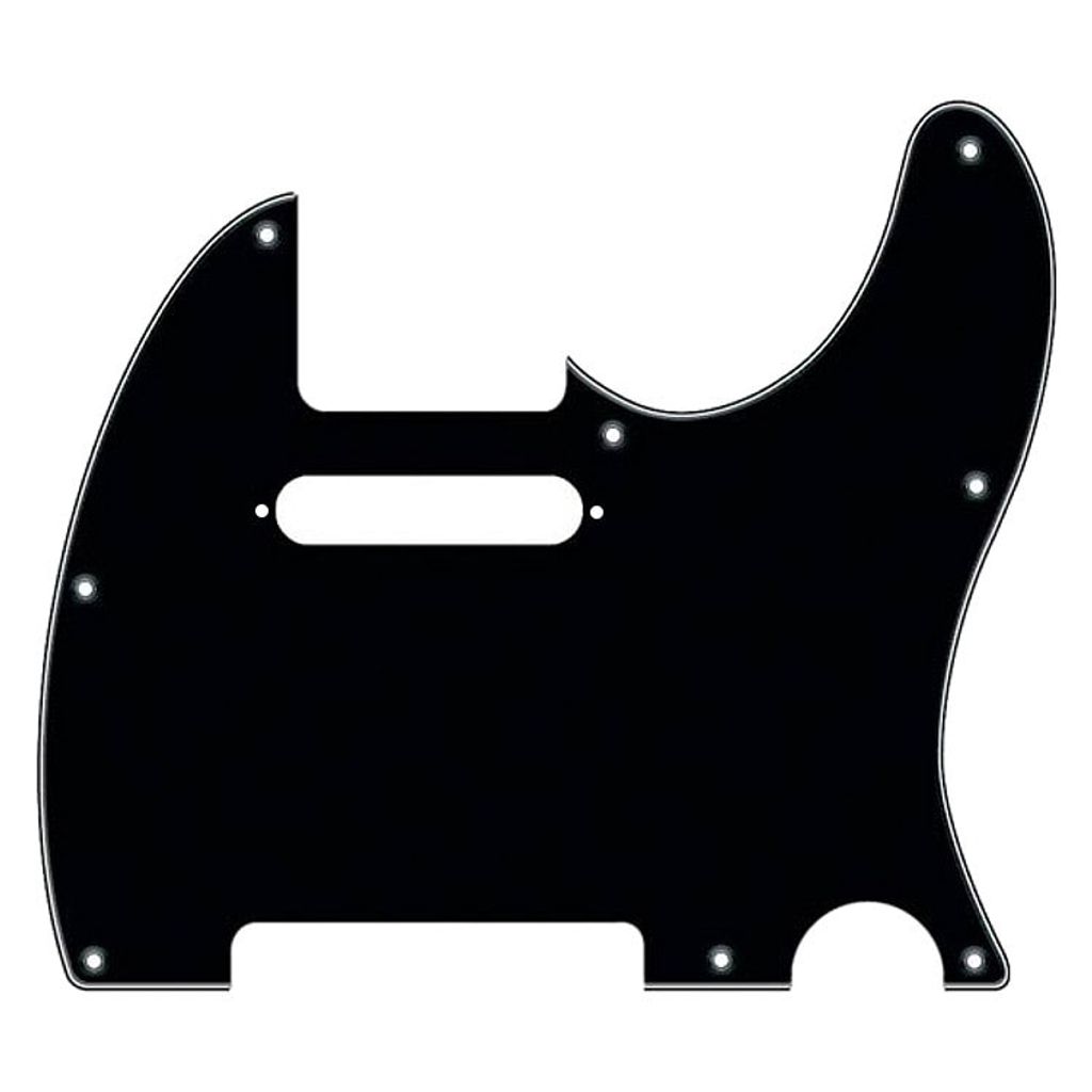 Fender 3-Ply 8-Hole Mount Telecaster Black Pickguard
