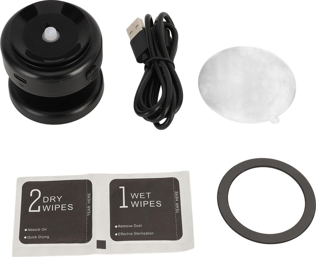 Elektrisches Vakuum Magnetischer Saugnapf -Tokal -Telefon Mount Montierladung Aluminiumlegierung Zellhalter für Auto -Fitnessspiegel Schwarz