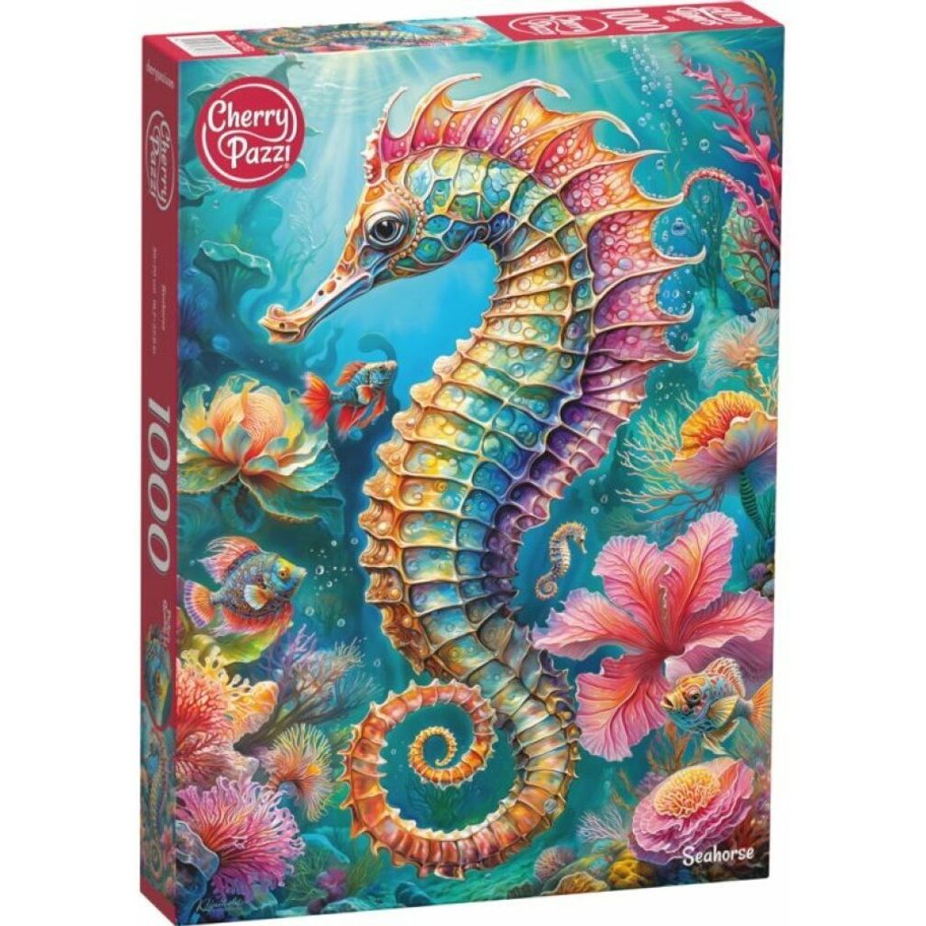CHERRY PAZZI Puzzle Cavalluccio marino 1000 pezzi Immagine del prodotto 