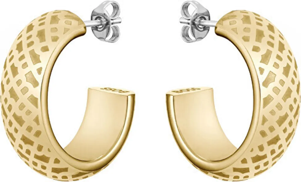 Créoles rondes dorées pour femme 1580566 - Bijou d'oreilles tendance
