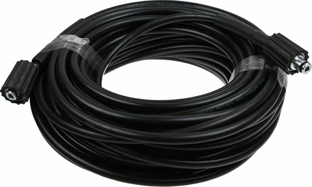 Tuyau haute pression 15m 5800 PSI avec raccord adaptateur puissant
