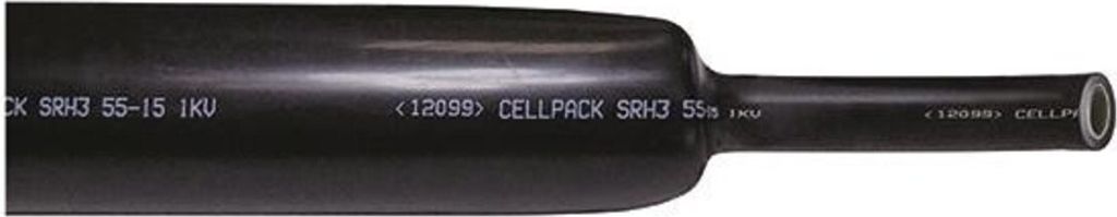 Cellpack Warmschrumpfschlauch SRH3/63-15/BK/1m 444005