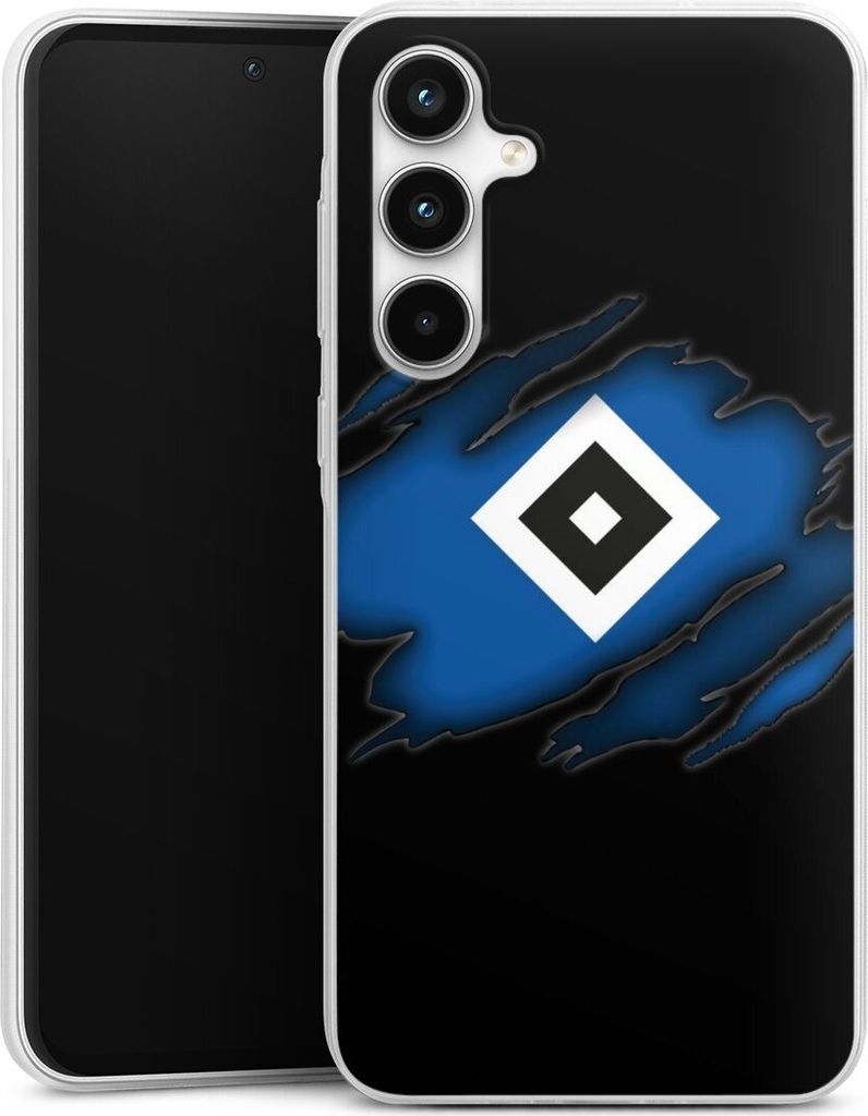 DeinDesign Slim Hülle für Samsung Galaxy A35 5G Silikon Case Ultra Dünn Handyhülle HSV Hamburger SV Offizielles Lizenzprodukt