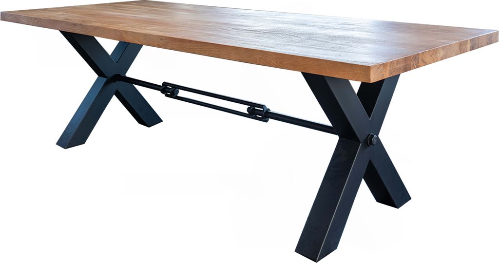 KAWOLA Esstisch PALO Akazie massiv Gerade Kante 200x100cm