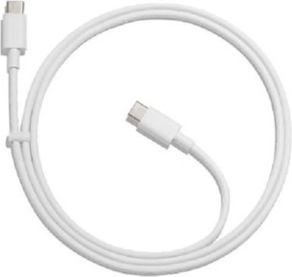 Câble de charge USB-C blanc 1m compatible Google Pixel et PC portable