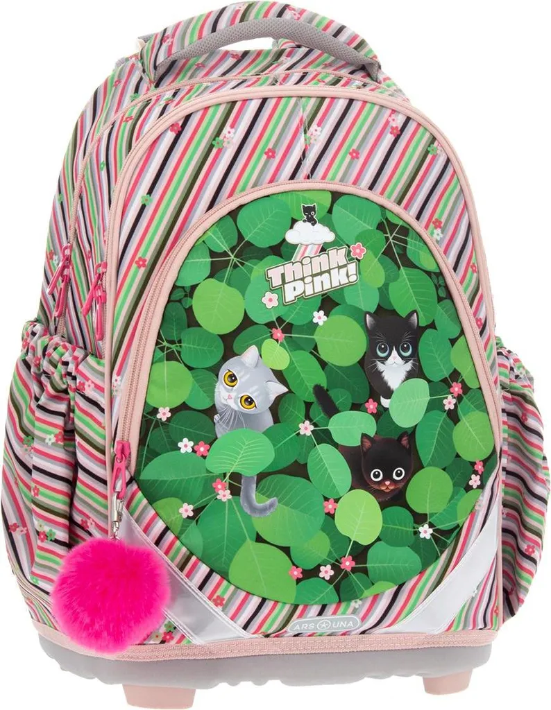 Sac à dos collège Ars Una Think Pink 25 - Pour cours et loisirs sport