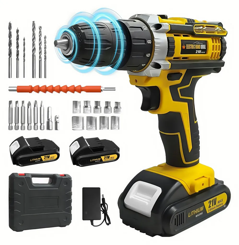 Marteau perforateur sans fil 21V moteur à balais rotation 1600 tr/min