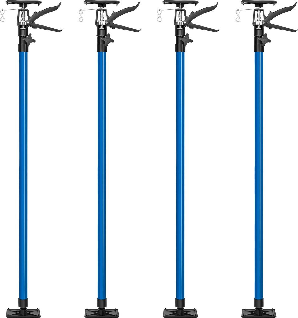 tectake® 4er-Set Teleskopstützen stufenlos höhenverstellbar Produktbild 