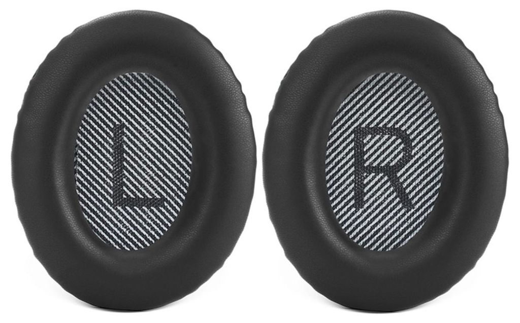 INF 2er-Set Ohrpolster für Bose QC25 9.8cm Proteinleder Memoryschaum Reise