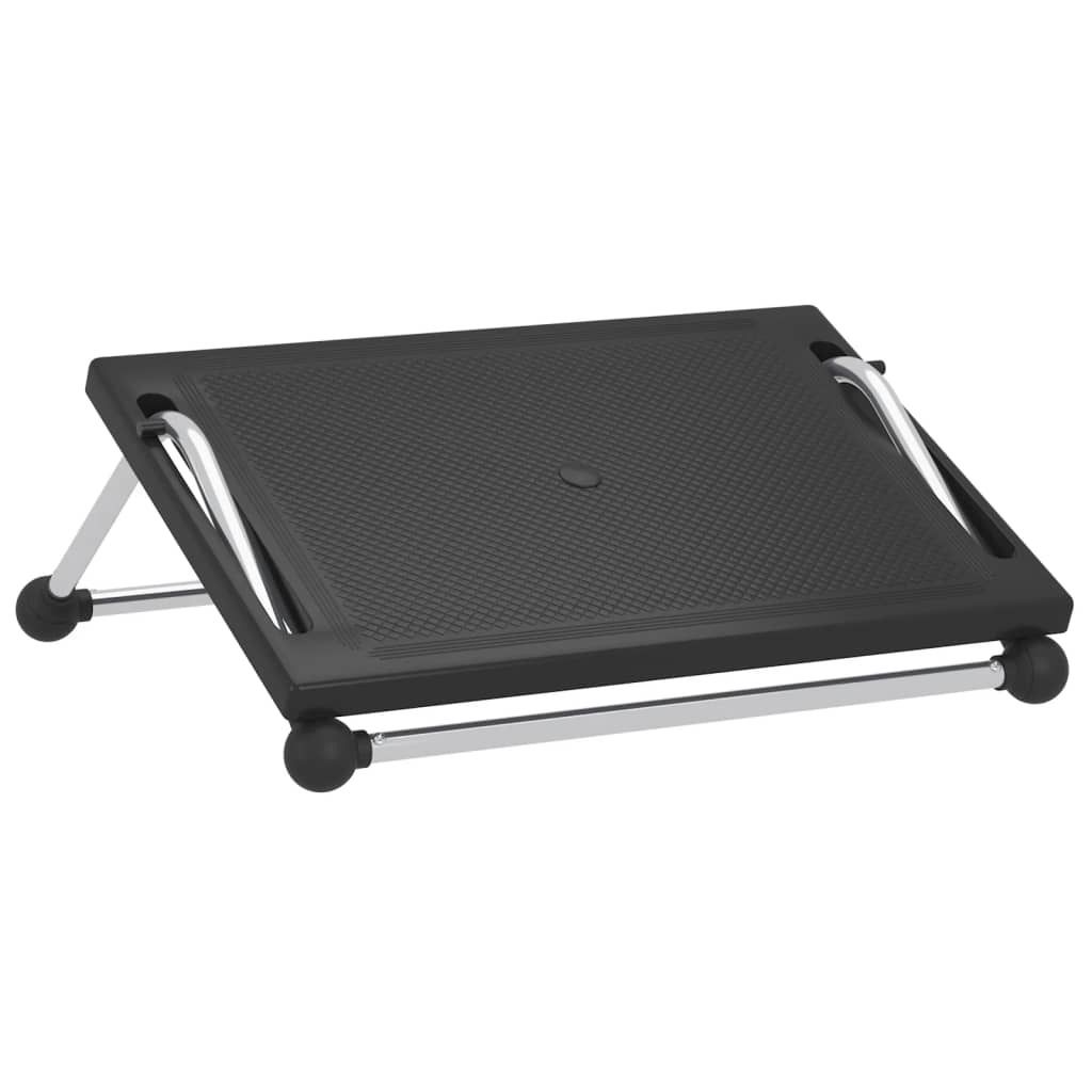 vidaXL Repose-pieds noir 45x40x13,5 cm Image du produit 