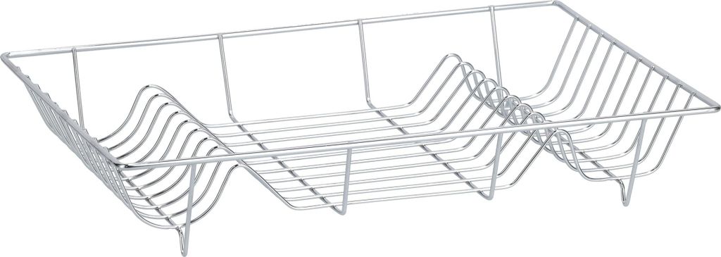 Égouttoir à vaisselle Zeller, métal, 48x32x10 cm, argenté Image du produit 