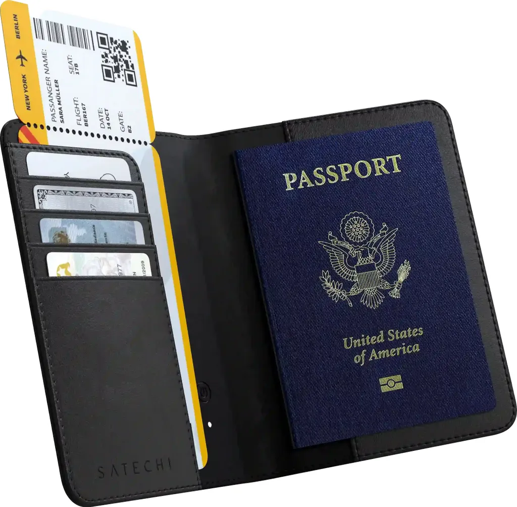 Étui Passeport Satechi FindAll Idéal pour Voyageurs et Digital Nomads