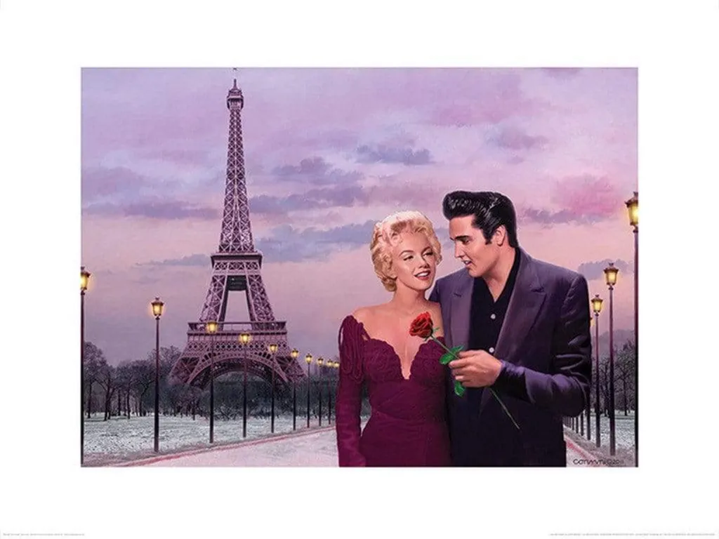 Décoration Murale Paros Sunset Chris Consani - Affiche Monroe Elvis 60x80