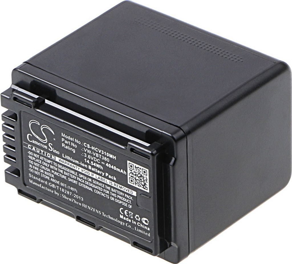 TECHTEK Akku Kompatibel mit [Panasonic] HC-250EB, HC-550EB, Produktbild 