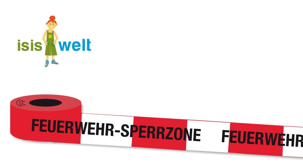 Absperrband Feuerwehr 10m Produktbild 