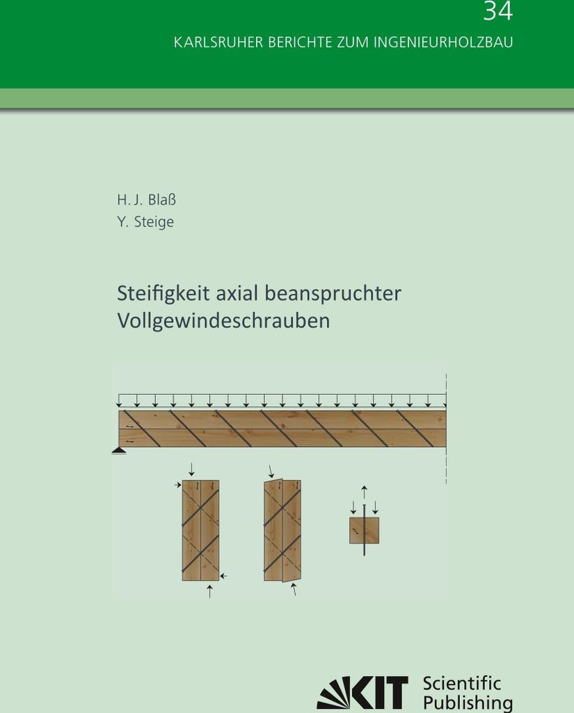 Steifigkeit axial beanspruchter Vollgewindeschrauben