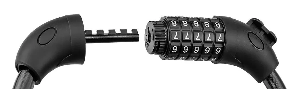 Antivol vélo NEO TOOLS à code 5 chiffres, câble 120cm flexible Ø12mm - 8