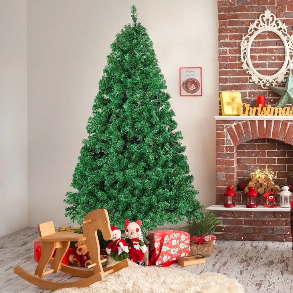 Jayseuw Künstlicher Weihnachtsbaum 210 cm Tannenbaum mit