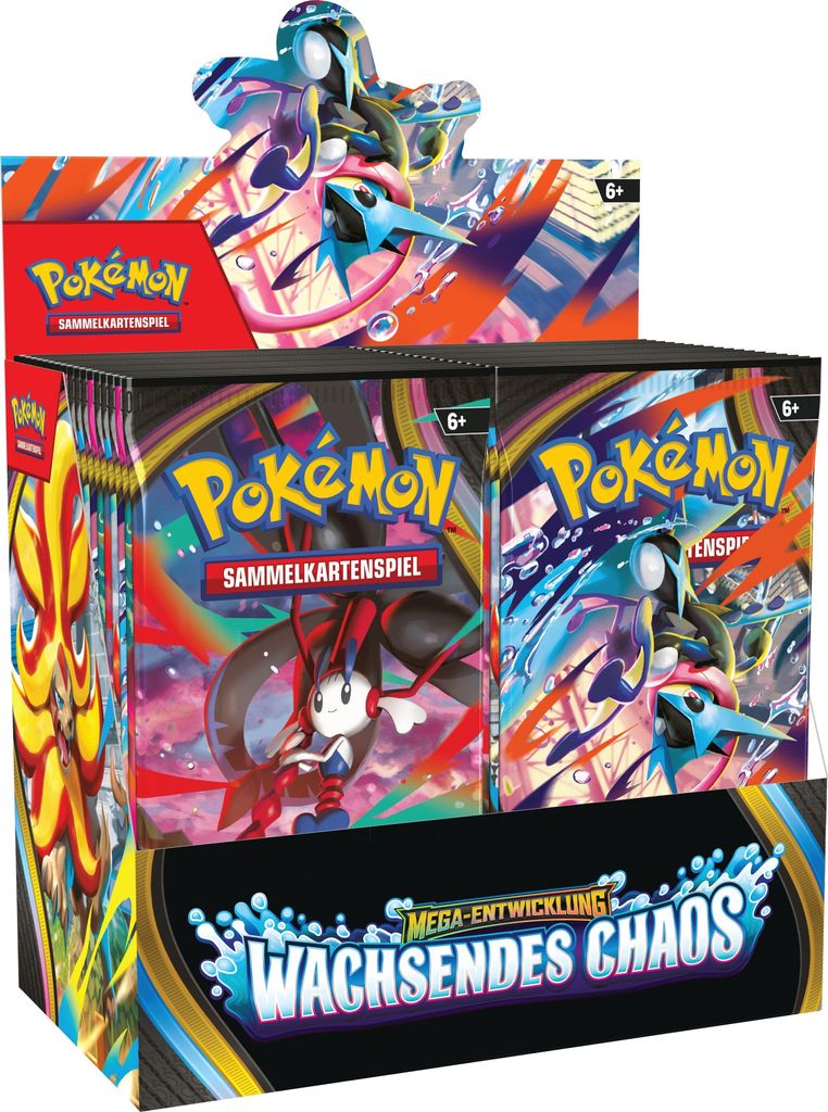 Pokemon Wachsendes Chaos 36er Booster Display DE Produktbild 