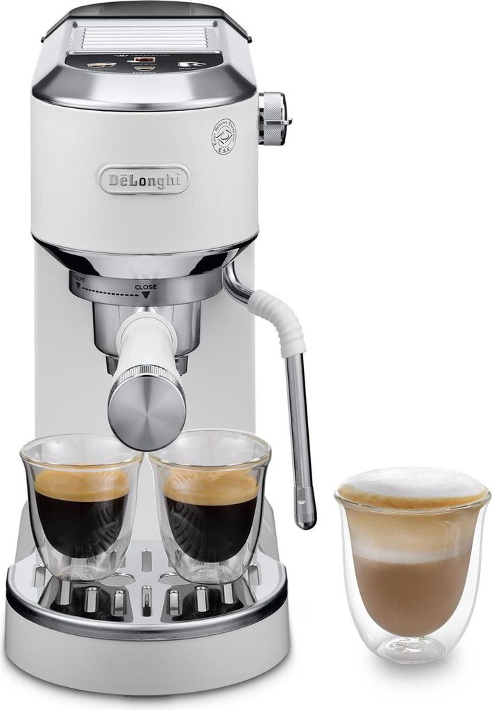 DeLonghi Dedica Duo EC890.WI Siebträger Espressomaschine, Cold-Brew 0132106346