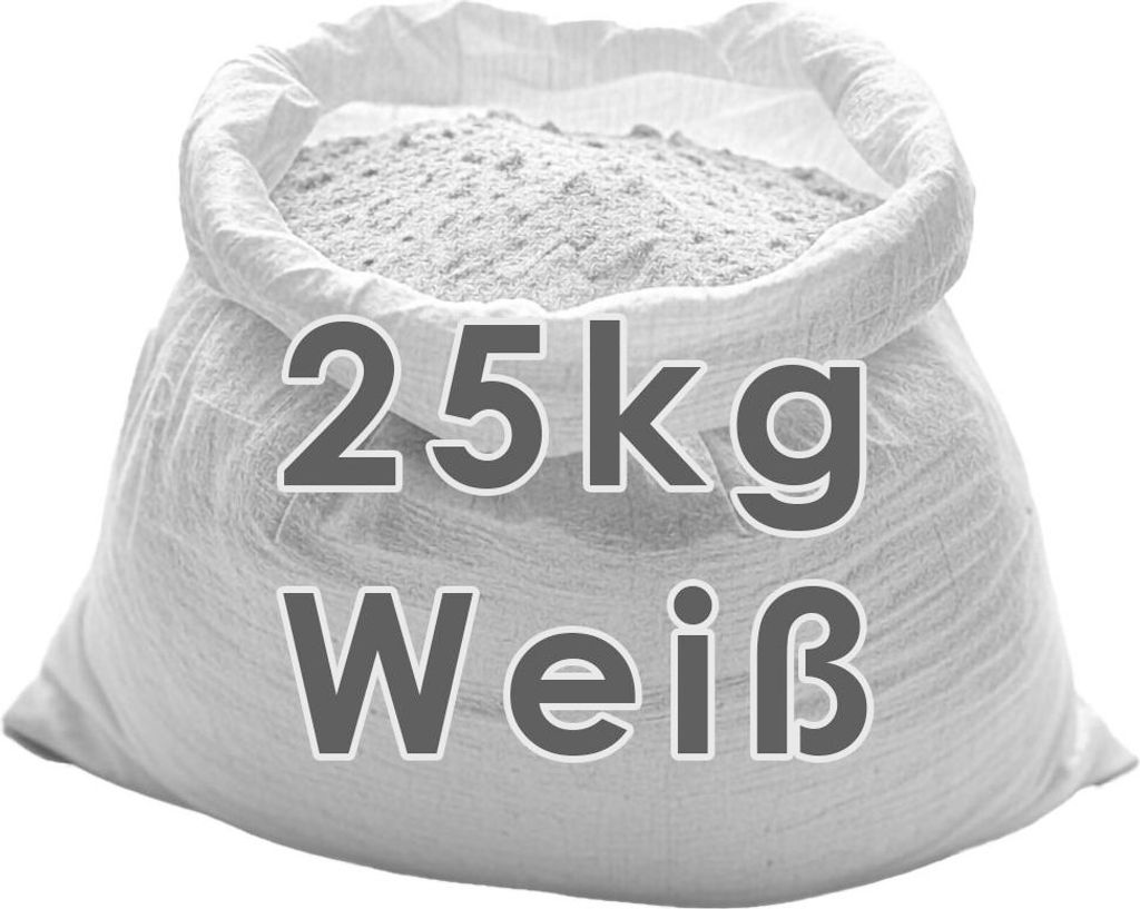 25 kg Weißes Farbpigment Sackware Titandioxid Beton-Aufheller UV-Beständig