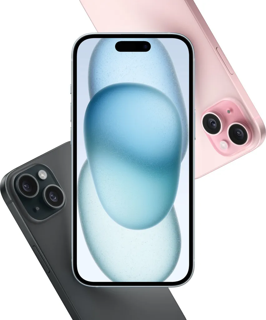 Smartphone Apple iPhone 15 Plus 128GB Bleu - Grand Écran et Autonomie