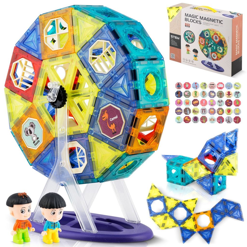 Magnetické bloky s kolotočom RK-769 Ricokids Obrázok produktu 