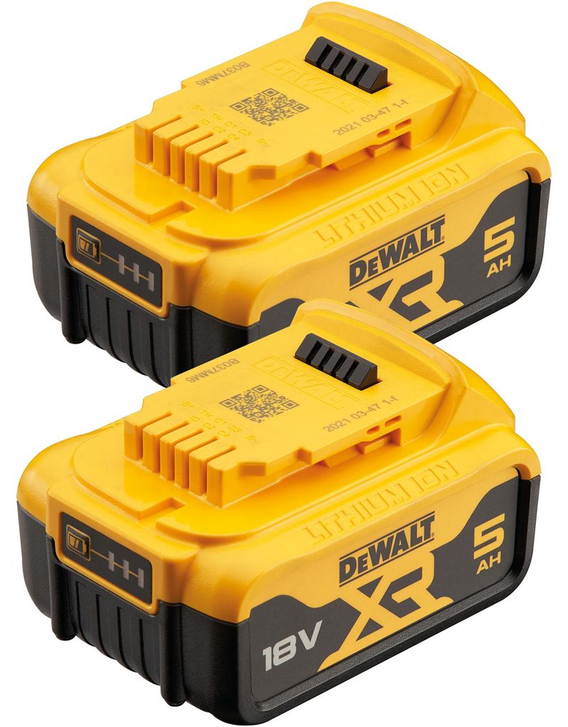 DeWalt DCB184P2-XJ DeWalt DCB184P2-XJ 18V 5Ah Akku-Set Productafbeelding 