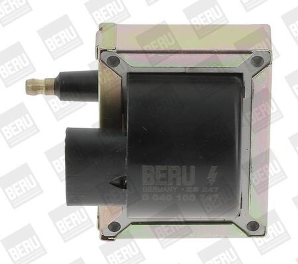 BorgWarner (BERU) ZS247 Zündspule 12V passend für PEUGEOT 205 II (20A/C) 205 I Cabriolet (741B, 20D) 205 I (741A/C) 309 II (3C, 3A) 405 I (15B) 3...