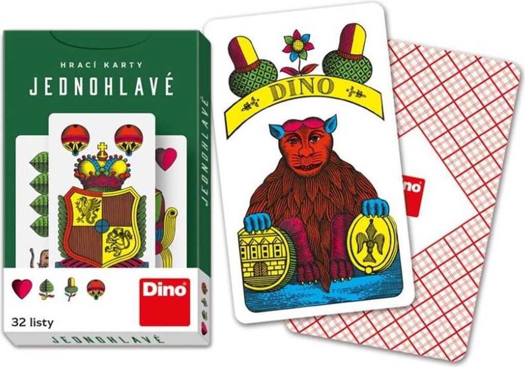 DINO JEDNOHLAVÉ Mariášové karty