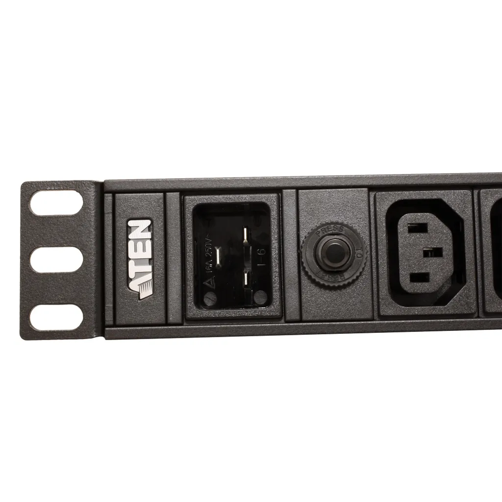 PDU Basic ATEN PE0212G 16A 12 Sorties C13 avec Protection Surcharge - 4