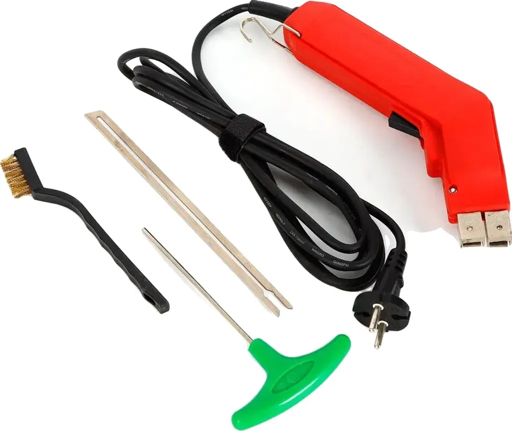 Tagliaschiuma elettrico, potenza 190W, temperatura massima 650°C, rosso