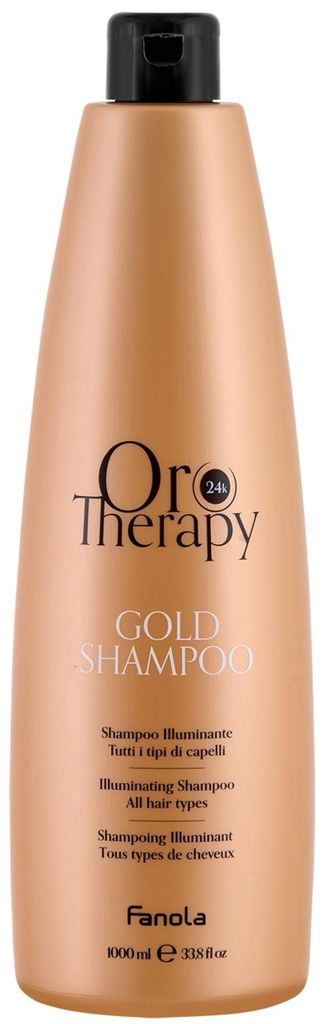 Fanola Oro Therapy Gold Shampoo – Glanz & Geschmeidigkeit Produktbild 